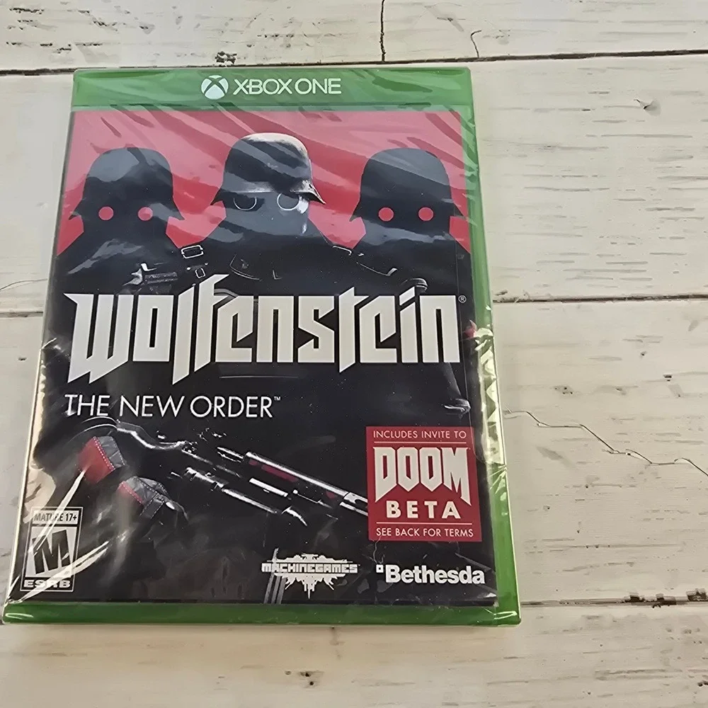 Wolfenstein The New Order Xbox One 2014 Bethesda MachineGames New Sealed